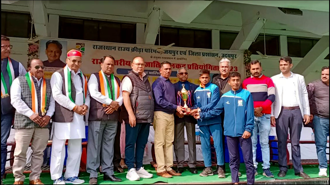 कोटड़ा के खिलाड़ियों के दमदार प्रदर्शन से उदयपुर फुटबाल टीम विजेता