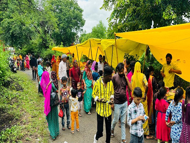 जन्माष्टमी पर पालड़ी महादेव मंदिर पर लगा मेला