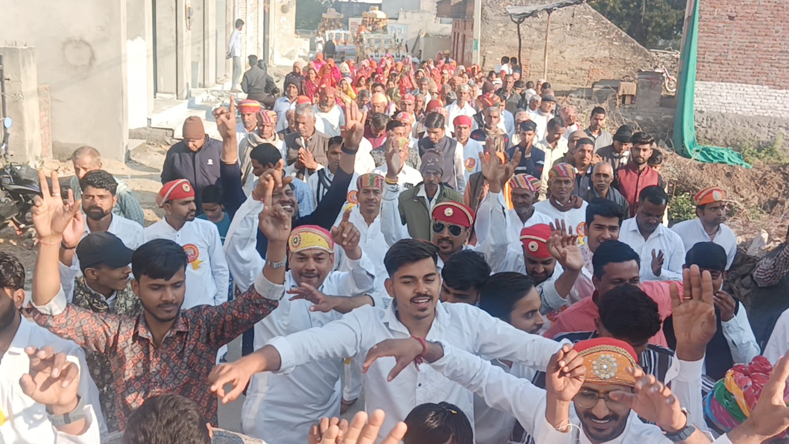 प्रजापति समाज की कुलदेवी श्रीयादे देवी की जन्म जंयती पर निकली विशाल शोभायात्रा